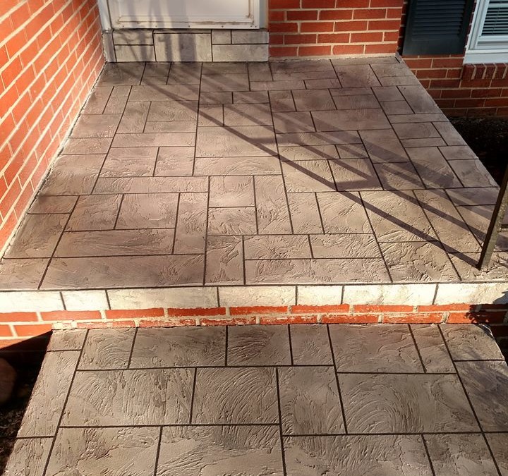 Small Patio Refinished