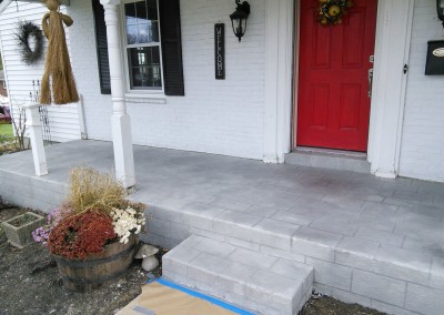 Wilmington Delaware Concrete Porch Refinished