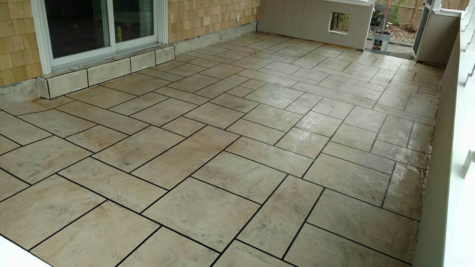 Refinish DIY Concrete Patio